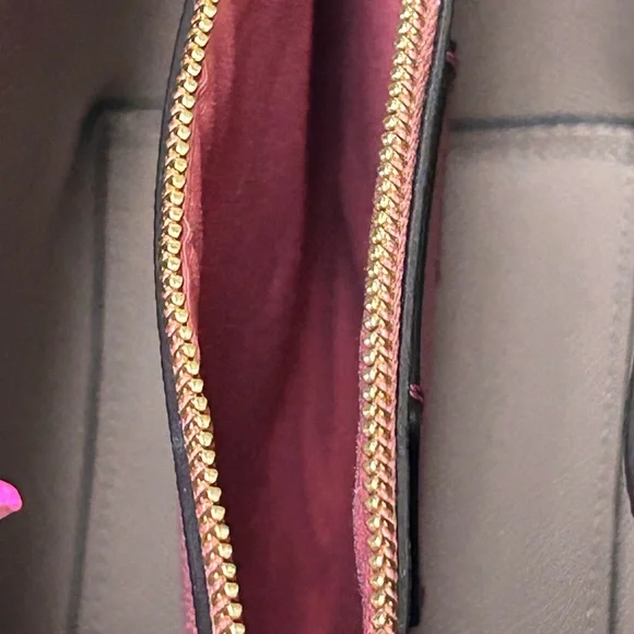 Coach Yellow Leather Tote with Charm and Gold Logo Approx. 13 x 8 x 3.5 - Picture 12 of 16